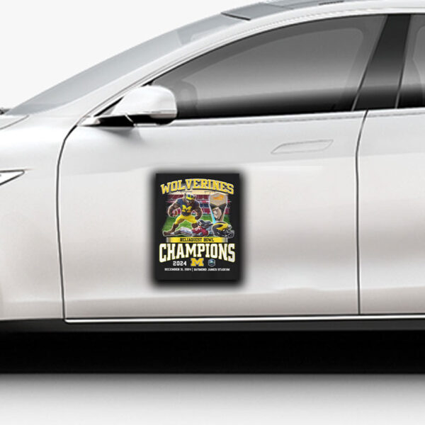 Wolverines Reliaquest Bowl Champions Sticker ,Car Magnet