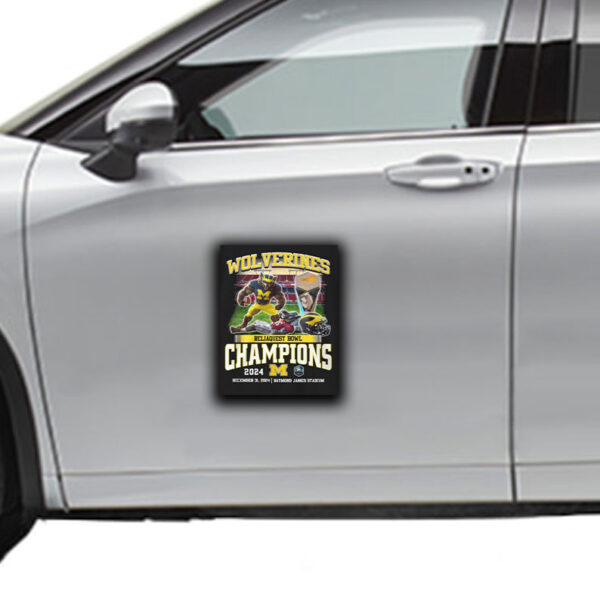 Wolverines Reliaquest Bowl Champions Sticker ,Car Magnet