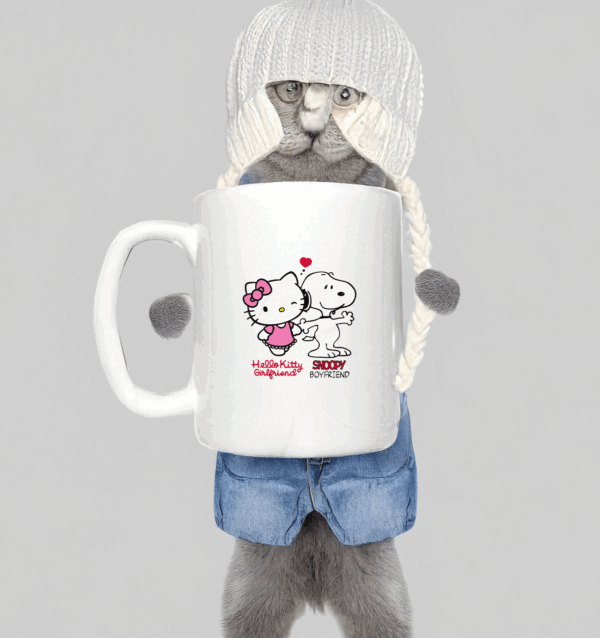 Hello Kitty Girlfriend Snoopy Boyfriend Mug