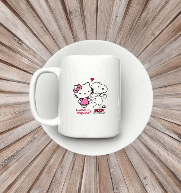 Hello Kitty Girlfriend Snoopy Boyfriend Mug