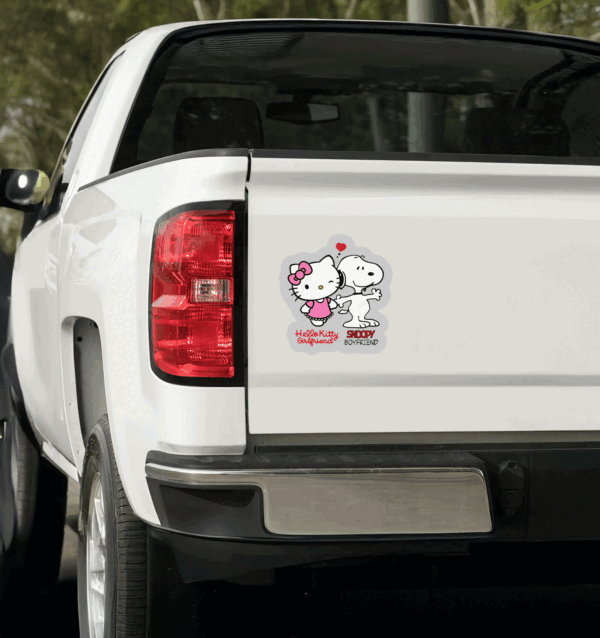 Hello Kitty Girlfriend Snoopy Boyfriend Sticker