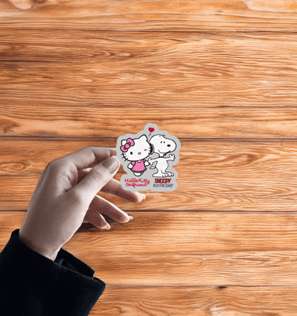 Hello Kitty Girlfriend Snoopy Boyfriend Sticker