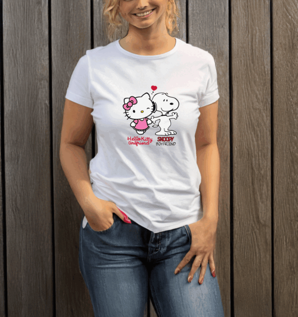 Hello Kitty Girlfriend Snoopy Boyfriend T-Shirt