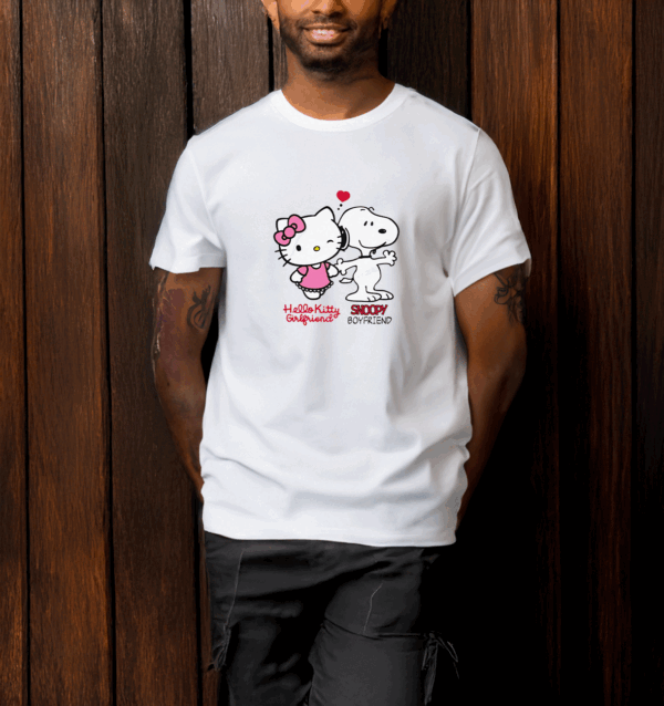 Hello Kitty Girlfriend Snoopy Boyfriend T-Shirt