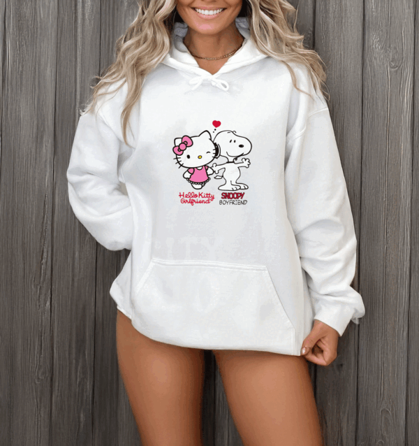 Hello Kitty Girlfriend Snoopy Boyfriend T-Shirt