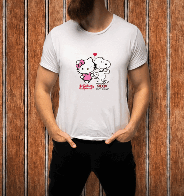 Hello Kitty Girlfriend Snoopy Boyfriend T-Shirt