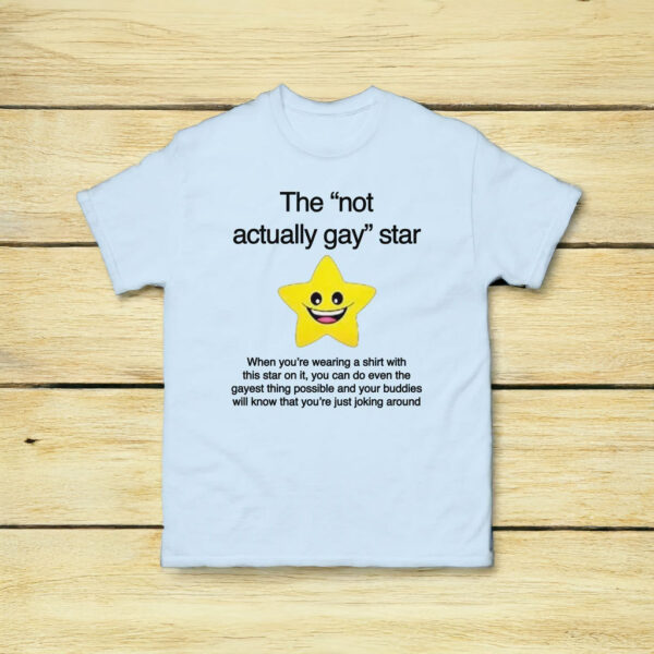 The "Not Actually Gay" Star T-Shirt